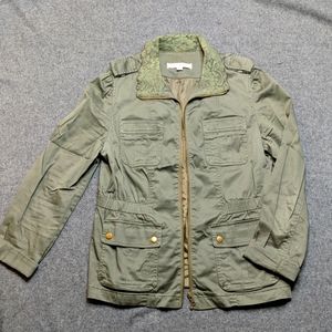 LOFT army green jacket